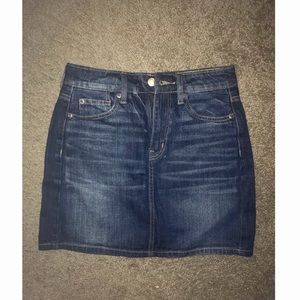 NWOT highest rise mini denim skirt from ae